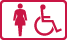 女性専用トイレ 車椅子用個室有り